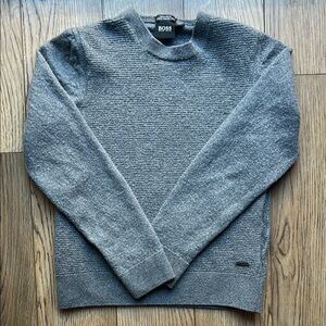 BOSS Hugo Boss Gray Sweater